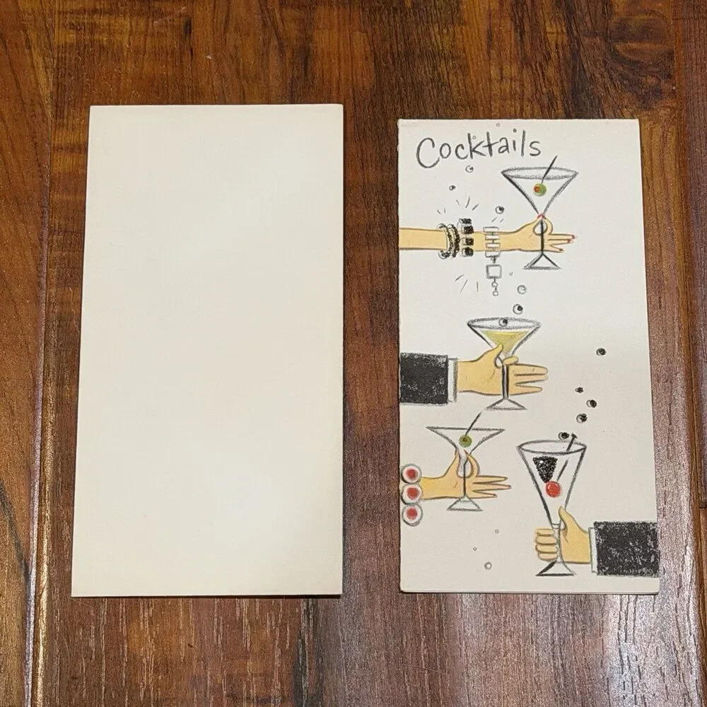 Lot of (34) Vintage Hallmark Slim Jims Cocktail Party Invitation Cards - Unused!